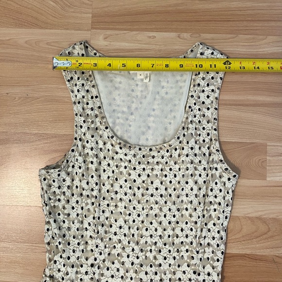 Anthropologie Meadow Rue Marigny cream with black polka dot maxi dress - Picture 14 of 15